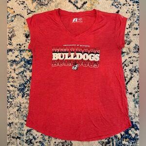 Russell Athletic Red Bulldogs Women's Tee